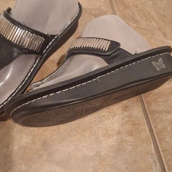 Alegria CAR 653 Black EMBELLISHED SANDALS. 39/ 8.5 - Picture 6 of 8